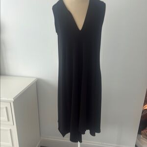 Joseph Ribkoff Black Sleeveless Asymmetrical Dress